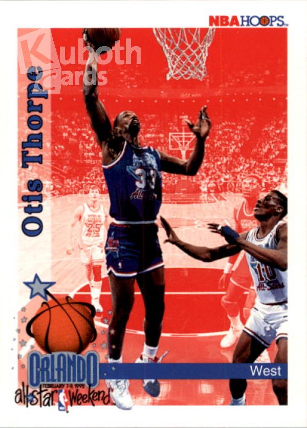 NBA 1992-93 Hoops - No. 317 - Otis Thorpe