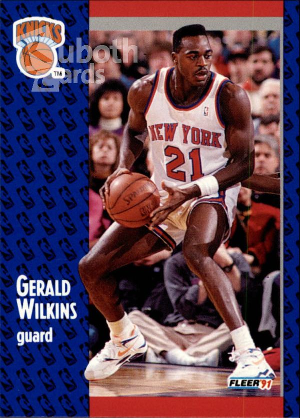 NBA 1991-92 Fleer - No 142 - Gerald Wilkins