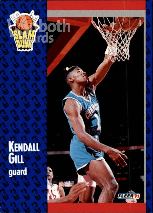NBA 1991-92 Fleer - No 232 - Kendall Gill