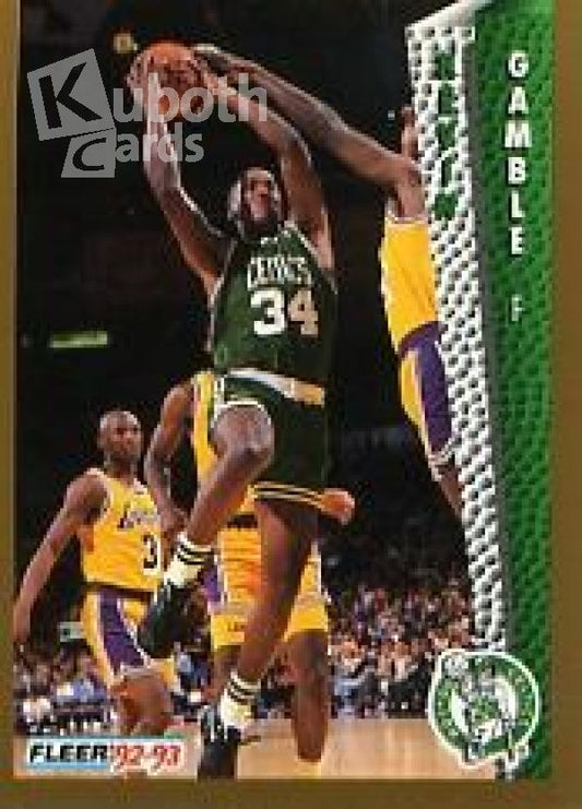 NBA 1992-93 Fleer - No 15 - Kevin Gamble
