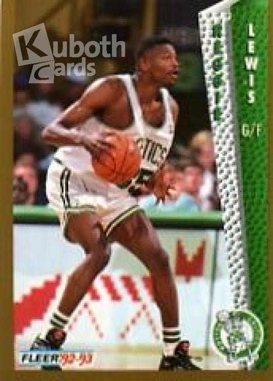 NBA 1992-93 Fleer - No 16 - Reggie Lewis