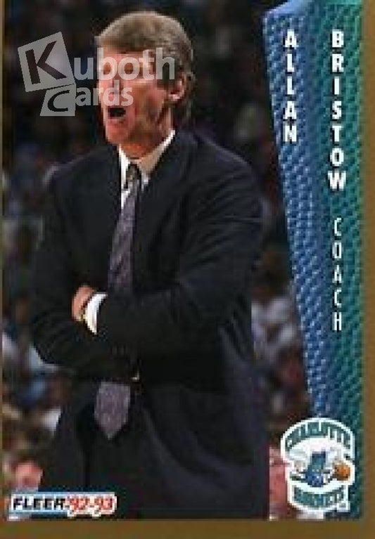 NBA 1992-93 Fleer - No 21 - Allan Bristow