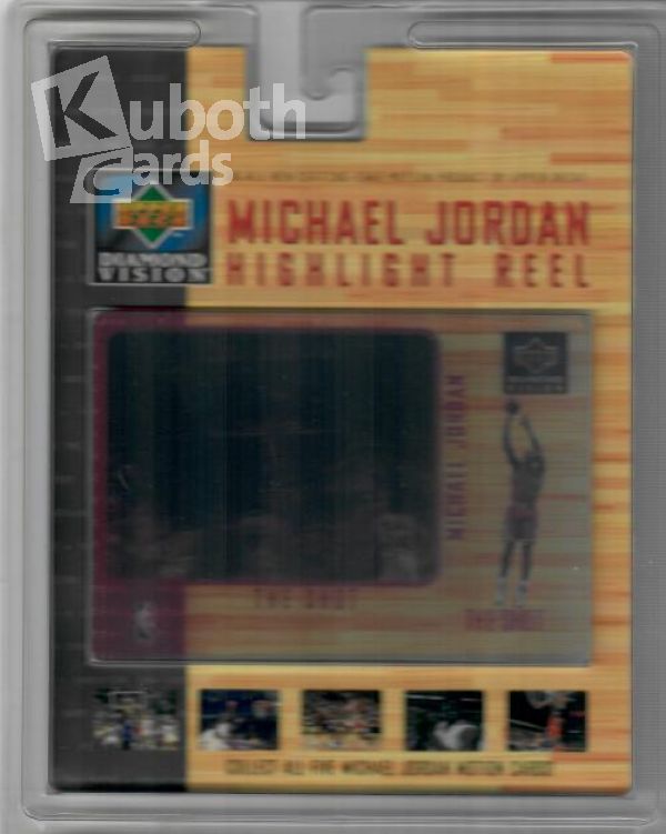 NBA 1997-98 Upper Deck Diamond Vision Michael Jordan Highlight Reel