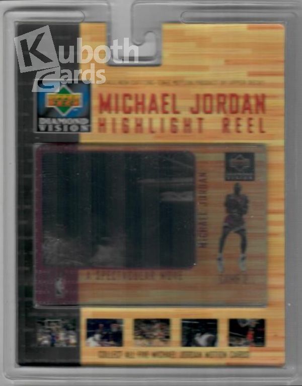 NBA 1997-98 Upper Deck Diamond Vision Michael Jordan Highlight Reel