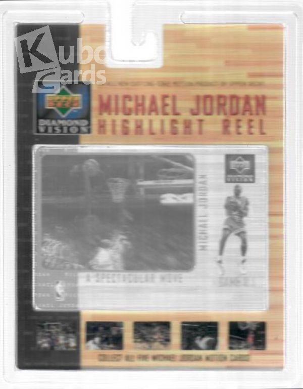NBA 1997-98 Upper Deck Diamond Vision Michael Jordan Highlight Reel