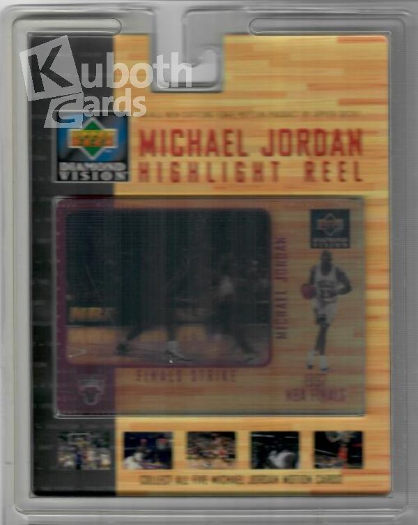 NBA 1997-98 Upper Deck Diamond Vision Michael Jordan Highlight Reel