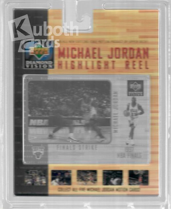 NBA 1997-98 Upper Deck Diamond Vision Michael Jordan Highlight Reel