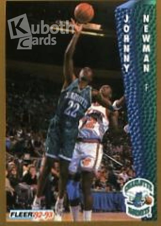 NBA 1992-93 Fleer - No. 26 - Johnny Newman