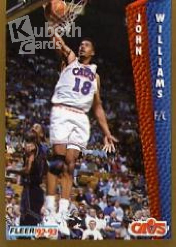 NBA 1992-93 Fleer - No. 46 - John Williams