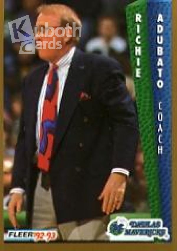 NBA 1992-93 Fleer - No. 47 - Richie Adubato