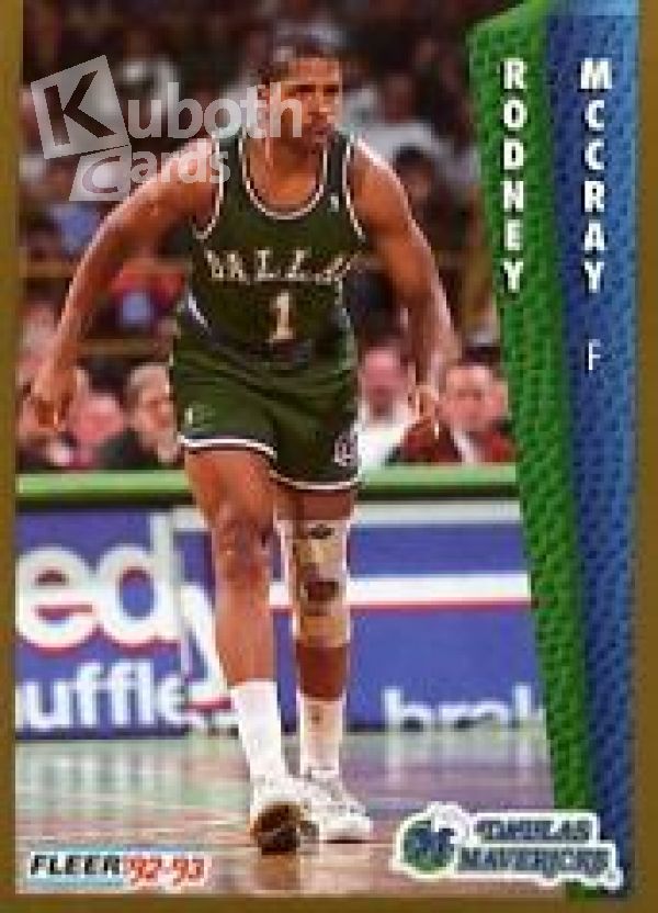 NBA 1992-93 Fleer - No. 52 - Rooney McCray