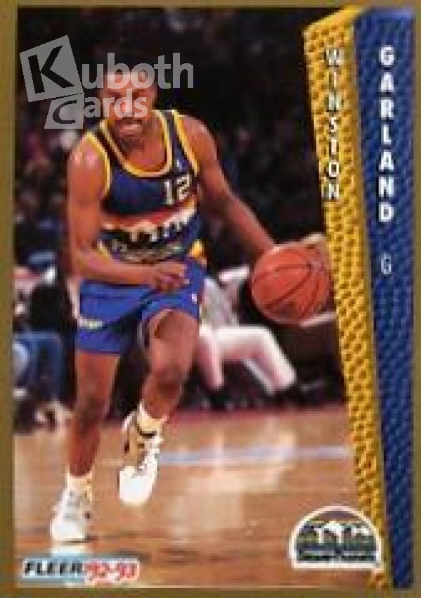 NBA 1992-93 Fleer - No. 55 - Winston Garland