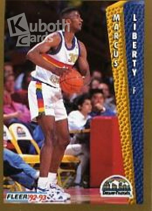 NBA 1992-93 Fleer - No. 258 - Marcus Liberty