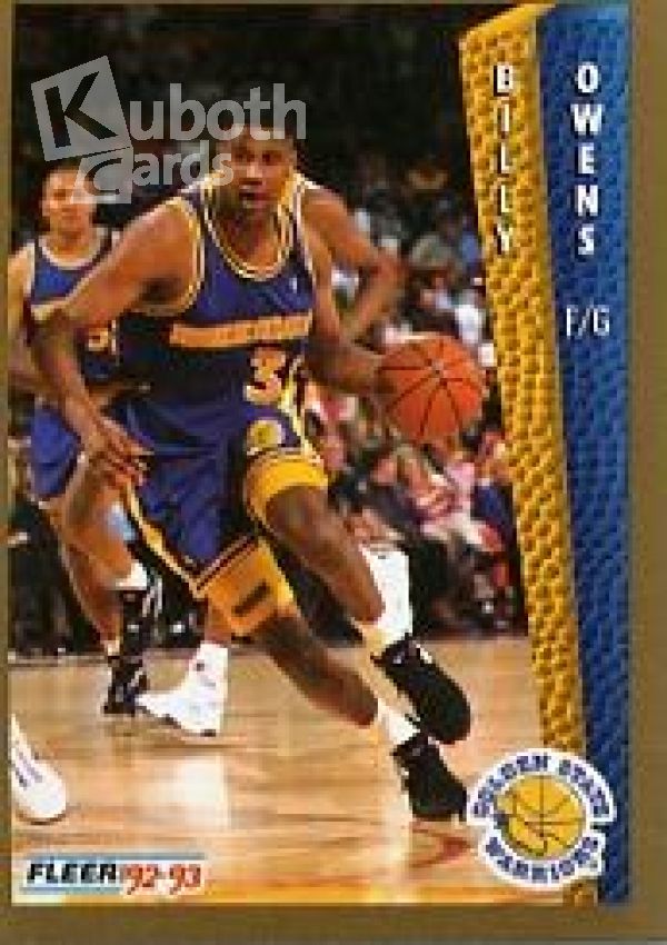 NBA 1992-93 Fleer - No 79 - Billy Owens