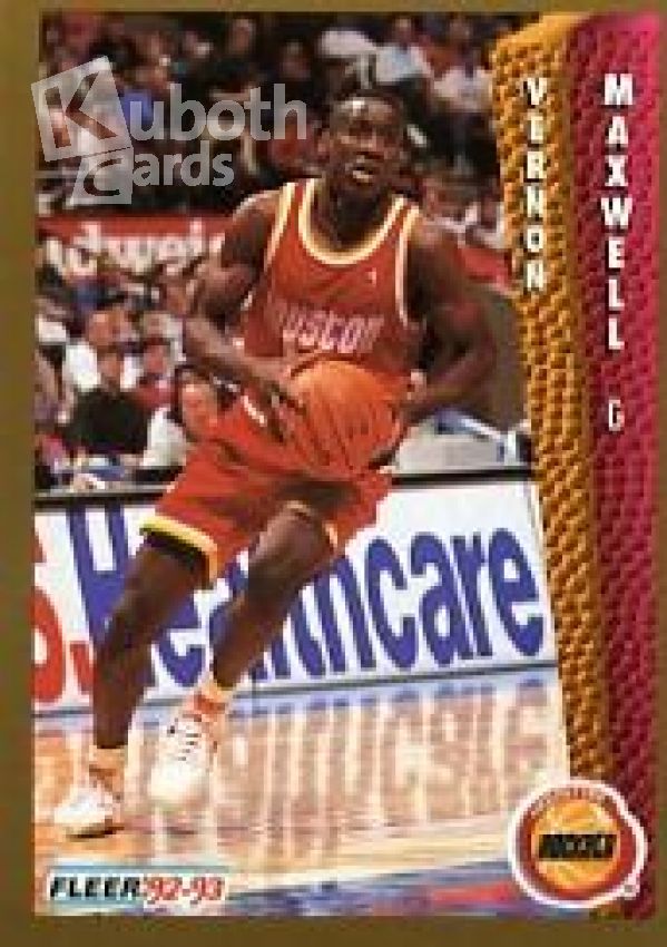 NBA 1992-93 Fleer - No 83 - Vernon Maxwell