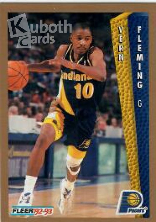 NBA 1992-93 Fleer - No 89 - Vern Fleming