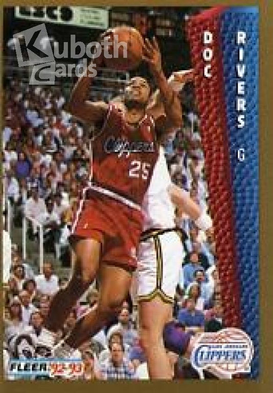 NBA 1992-93 Fleer - No 103 - Doc Rivers