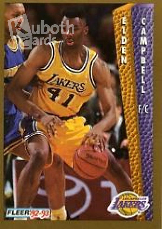 NBA 1992-93 Fleer - No 106 - Elden Campbell