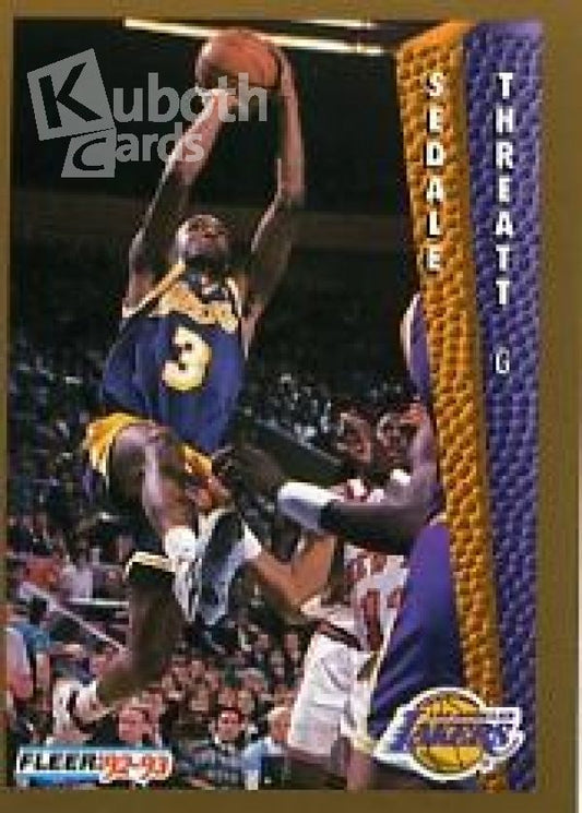 NBA 1992-93 Fleer - No 113 - Sedale Threatt