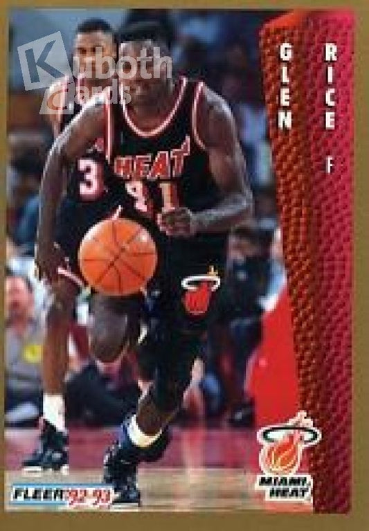 NBA 1992-93 Fleer - No 120 - Glen Rice