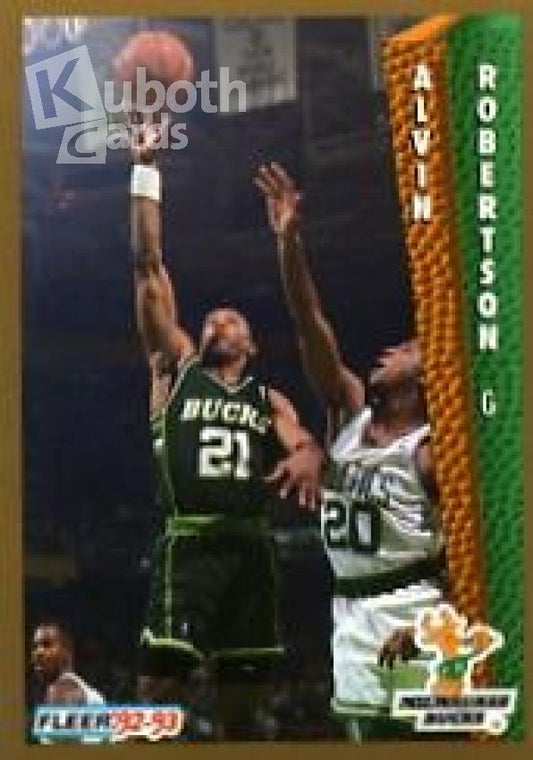 NBA 1992-93 Fleer - No 130 - Alvin Robertson