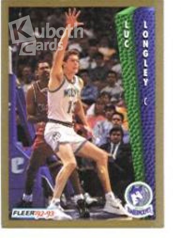 NBA 1992-93 Fleer - No. 134 - Luc Longley