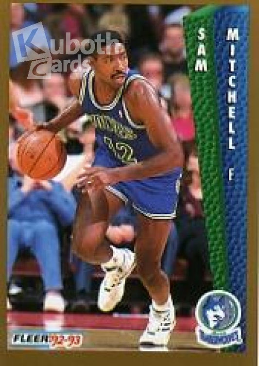 NBA 1992-93 Fleer - No 135 - Sam Mitchell