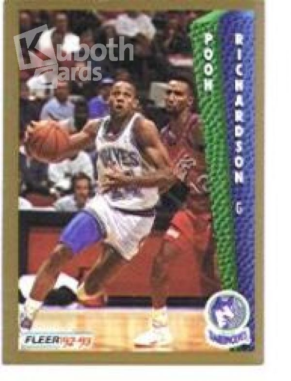 NBA 1992-93 Fleer - No 136 - Pooh Richardson