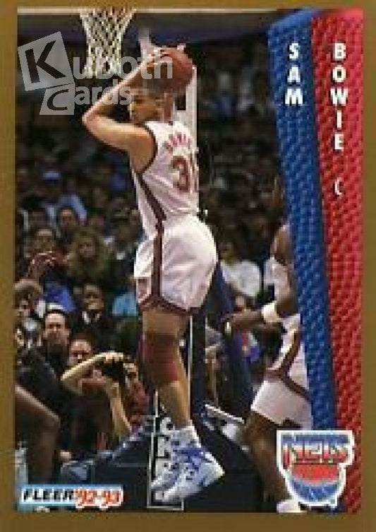 NBA 1992-93 Fleer - No 142 - Sam Bowie