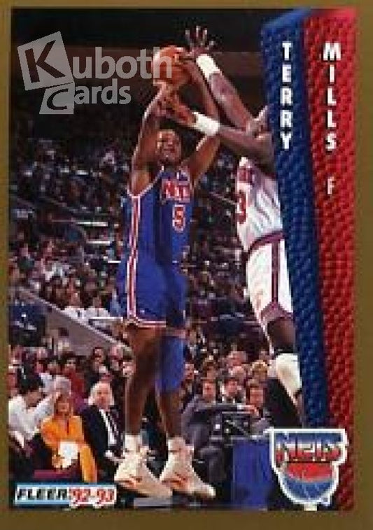 NBA 1992-93 Fleer - No. 145 - Terry Mills