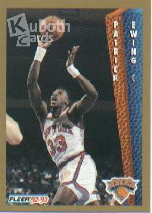 NBA 1992-93 Fleer - No. 150 - Patrick Ewing