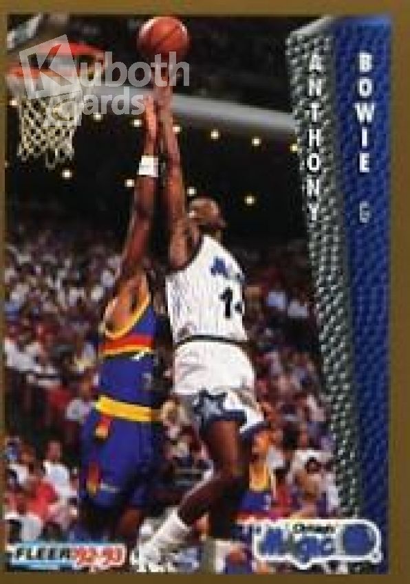 NBA 1992-93 Fleer - No 159 - Anthony Bowie