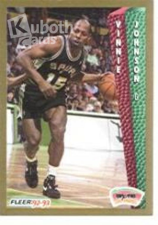 NBA 1992-93 Fleer - No. 206 - Vinnie Johnson