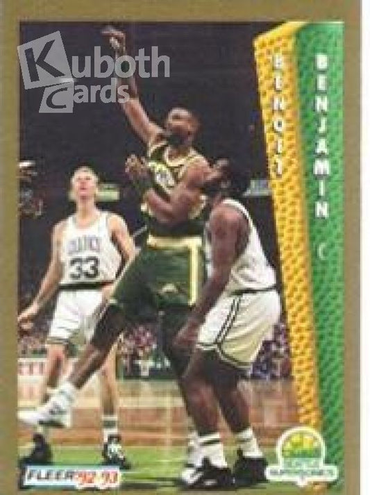 NBA 1992-93 Fleer - No. 209 - Benoit Benjamin