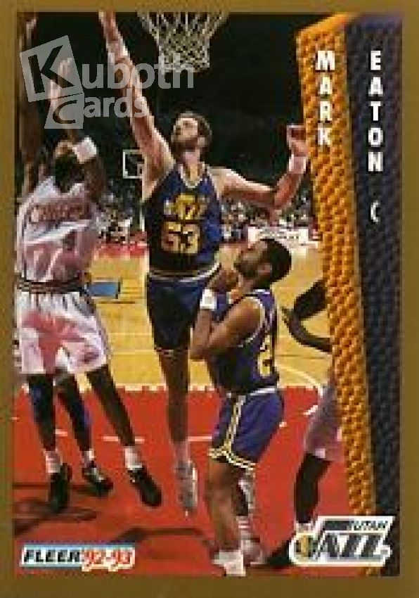 NBA 1992-93 Fleer - No. 221 - Mark Eaton