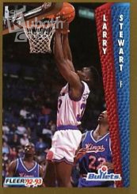 NBA 1992-93 Fleer - No 235 - Larry Stewart