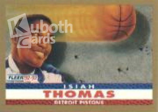 NBA 1992-93 Fleer - No. 255 - Isiah Thomas