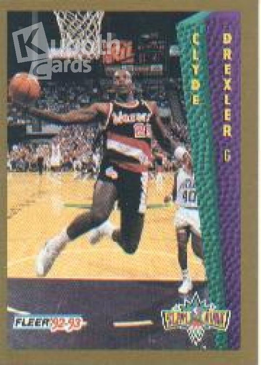 NBA 1992-93 Fleer - No. 270 - Clyde Drexler