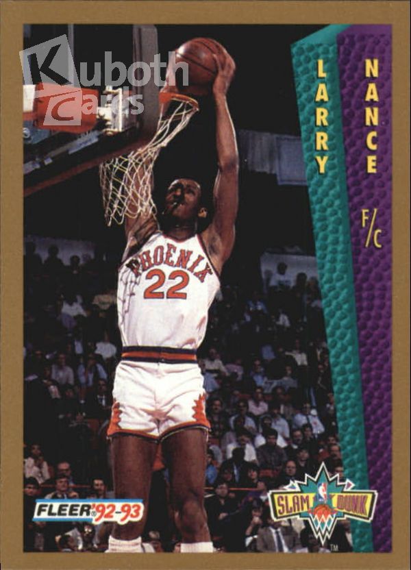 NBA 1992-93 Fleer - No. 276 - Larry Nance