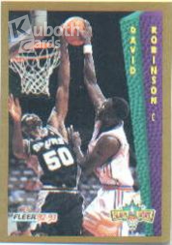 NBA 1992-93 Fleer - No. 288 - David Robinson