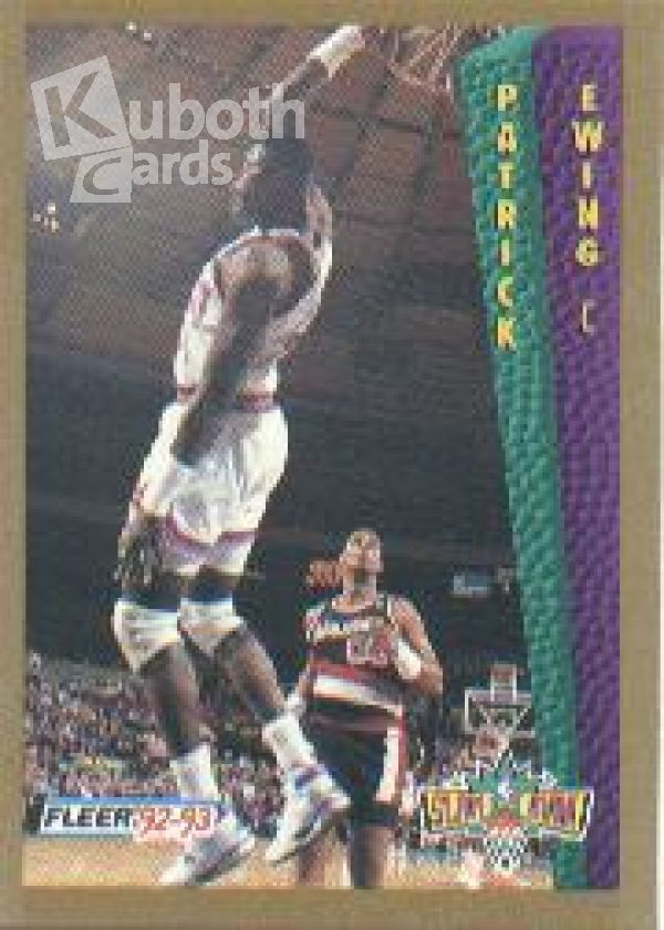 NBA 1992-93 Fleer - No 291 - Patrick Ewing