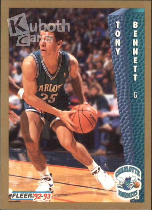 NBA 1992-93 Fleer - No. 308 - Tony Bennett