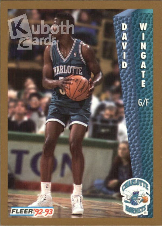 NBA 1992-93 Fleer - No. 312 - David Wingate