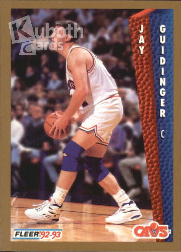 NBA 1992-93 Fleer - No 318 - Jay Guidinger