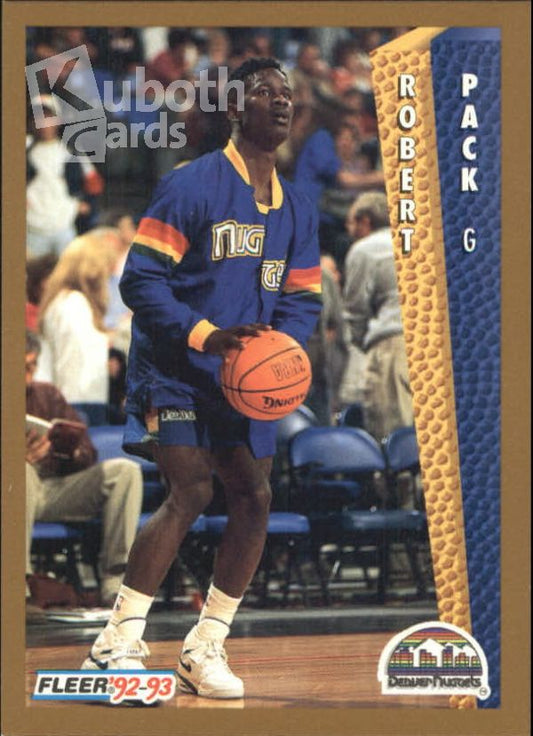 NBA 1992-93 Fleer - No 331 - Robert Pack