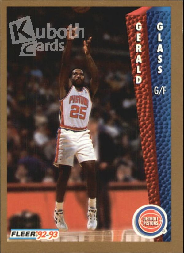 NBA 1992-93 Fleer - No 333 - Gerald Glass