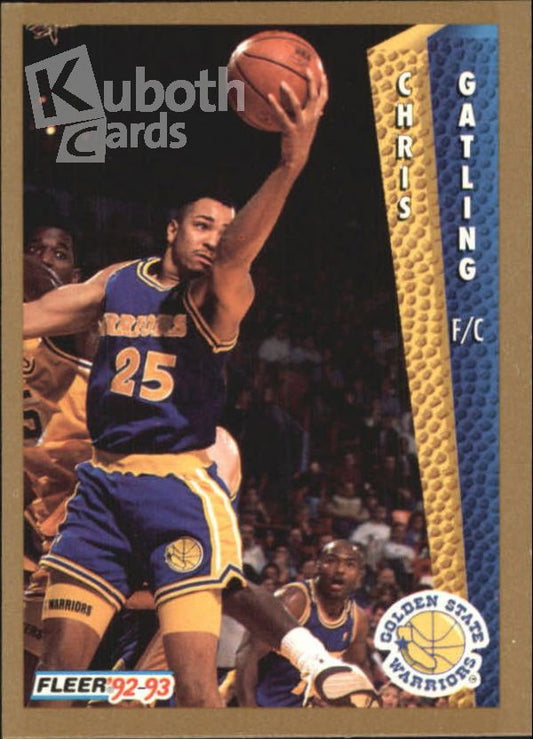 NBA 1992-93 Fleer - No 338 - Chris Gatling