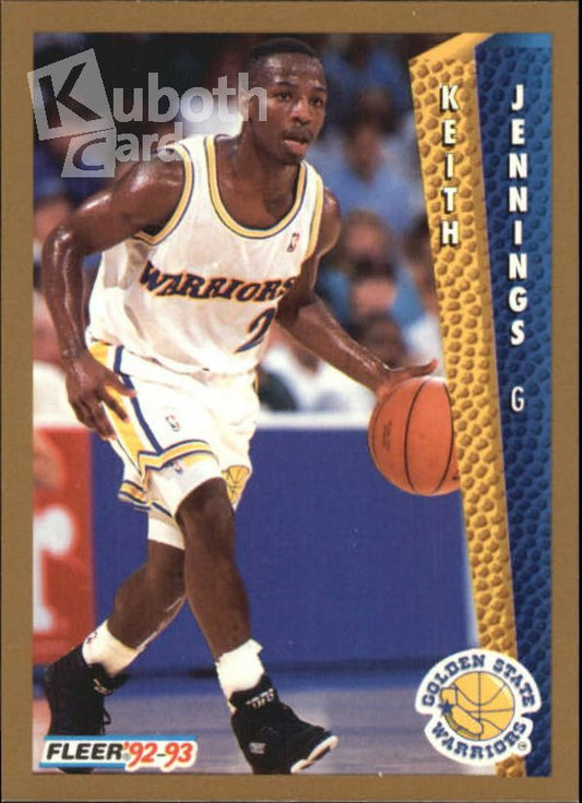 NBA 1992-93 Fleer - No. 341 - Keith Jennings