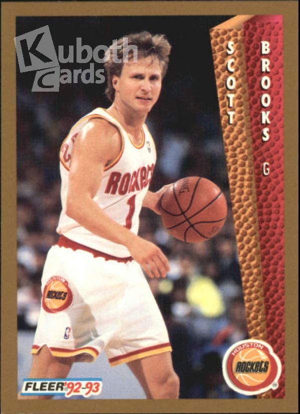 NBA 1992-93 Fleer - No. 344 - Scott Brooks