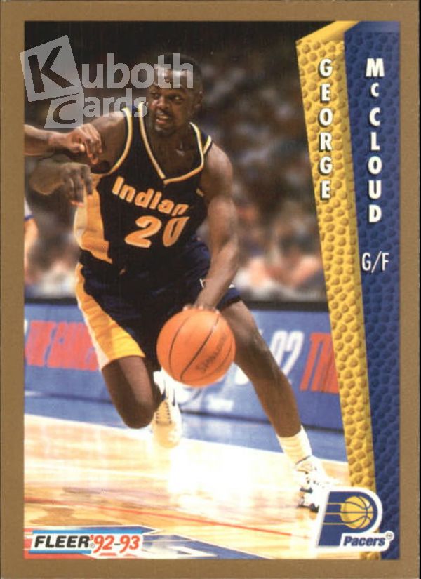 NBA 1992-93 Fleer - No. 350 - George McCloud